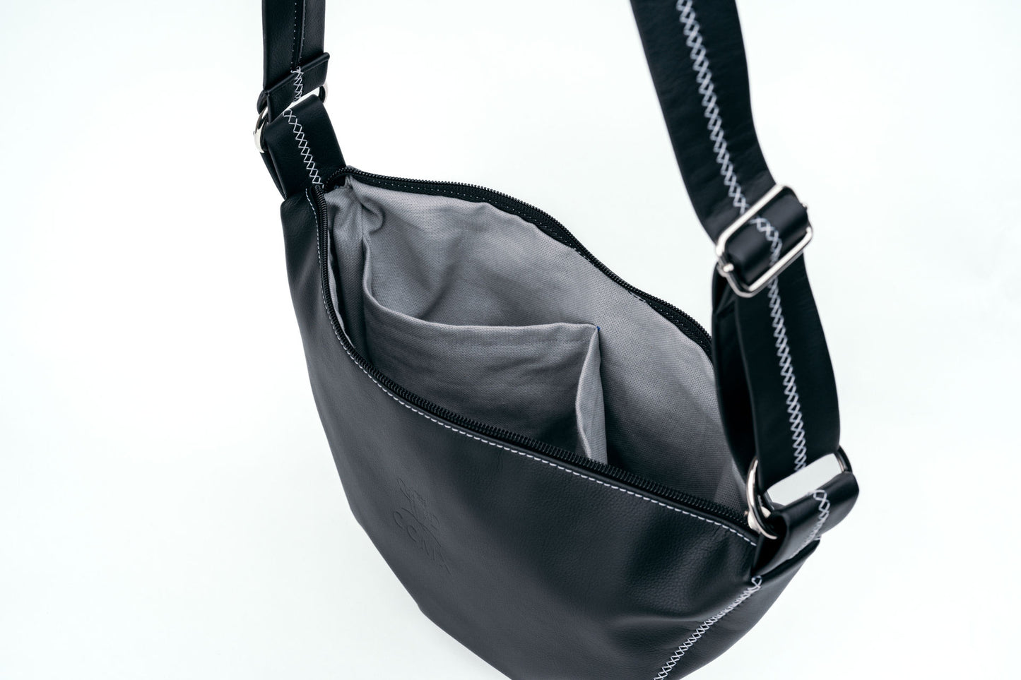 Moon Bag schwarz / mit grau