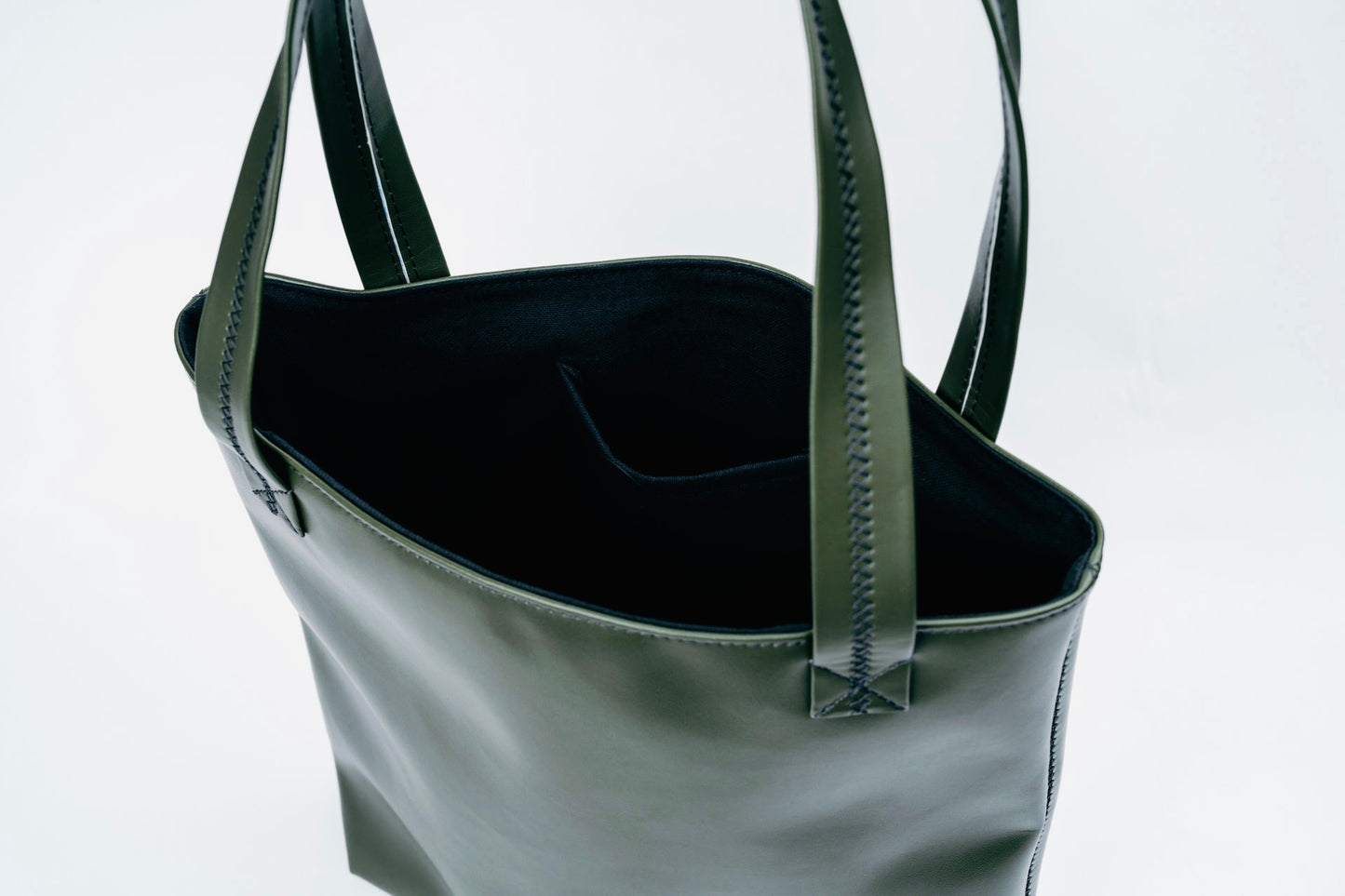 Shopper kaktus-grün / mit anthrazit